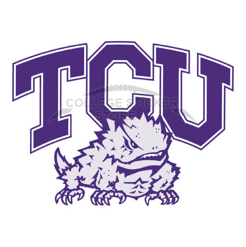Homemade TCU Horned Frogs Iron-on Transfers (Wall Stickers)NO.6428